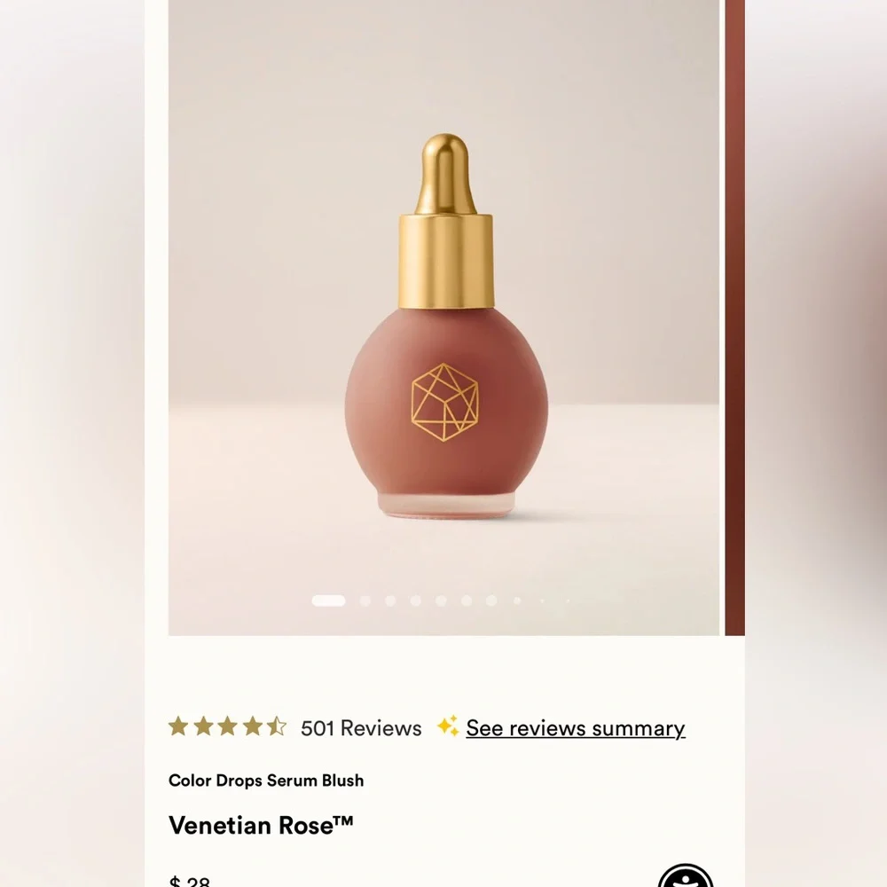 EM Color Drops Serum Blush pick from 4 gorgeous shades for dewy youthful finish